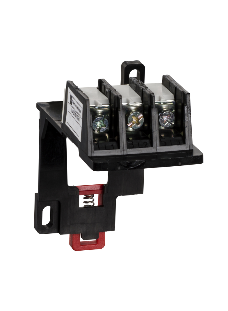 Adapter do zacisków, TeSys LRD, do montowania na szynie of LRD15.. LR3D15.., połączenie LUG