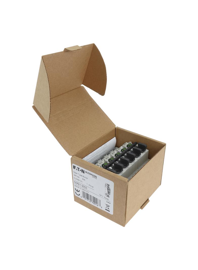 1 Pole Comp Ckt Protect 30A Rozłącznik bezpiecznikowy CCP UL98 30A 1P 60 Hz CC 200kA CCP2-1-30CC EAT