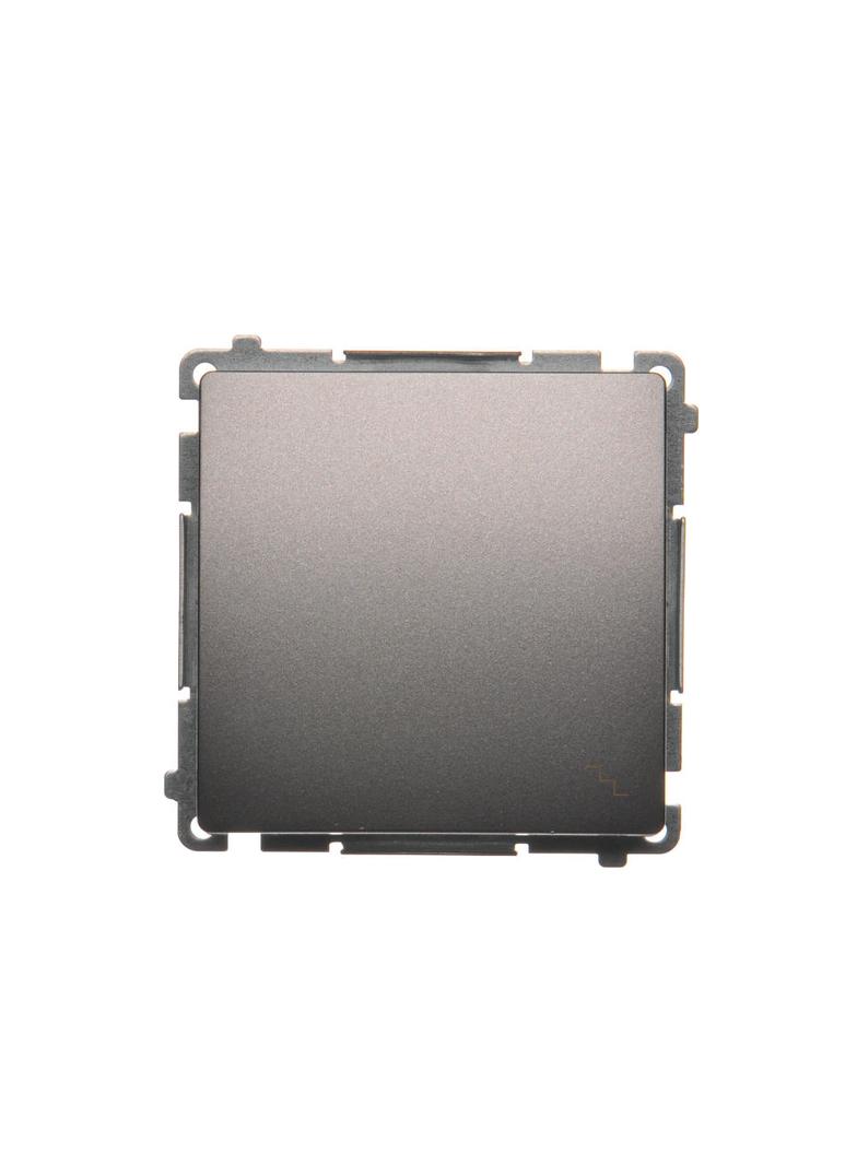 Simon Basic Łącznik schodowy 10A 250V szybkozłączka stal inox BMW6.01/21 KONTAKT