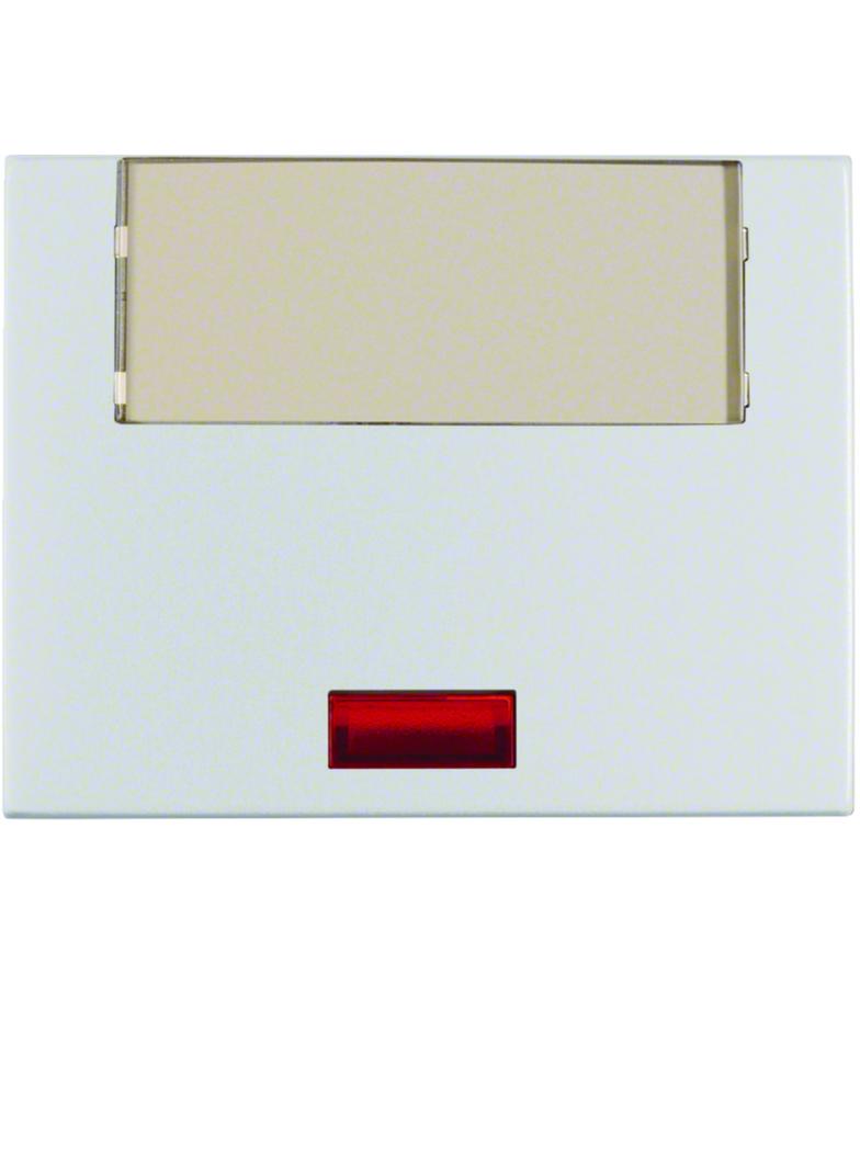 BERKER K.5 Klawisz z 5 dołączonymi soczewkami i dużym polem opisowym stal szlachetna lakierowana 149