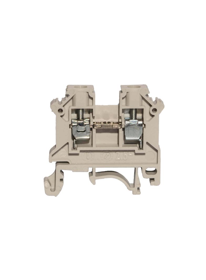 ZSG1-2.5Ns ,  Złączka szynowa gwintowa, seria NOWA, 2,5 mm2, TS 32,35, 1 tor, szary