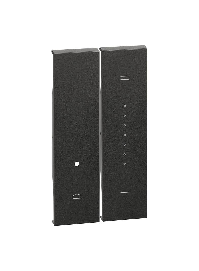 LIVING NOW - KLAWISZ DO ŚCIEMNIACZA K4410/K4411 - 2 MODUŁY - CZERŃ, Bticino