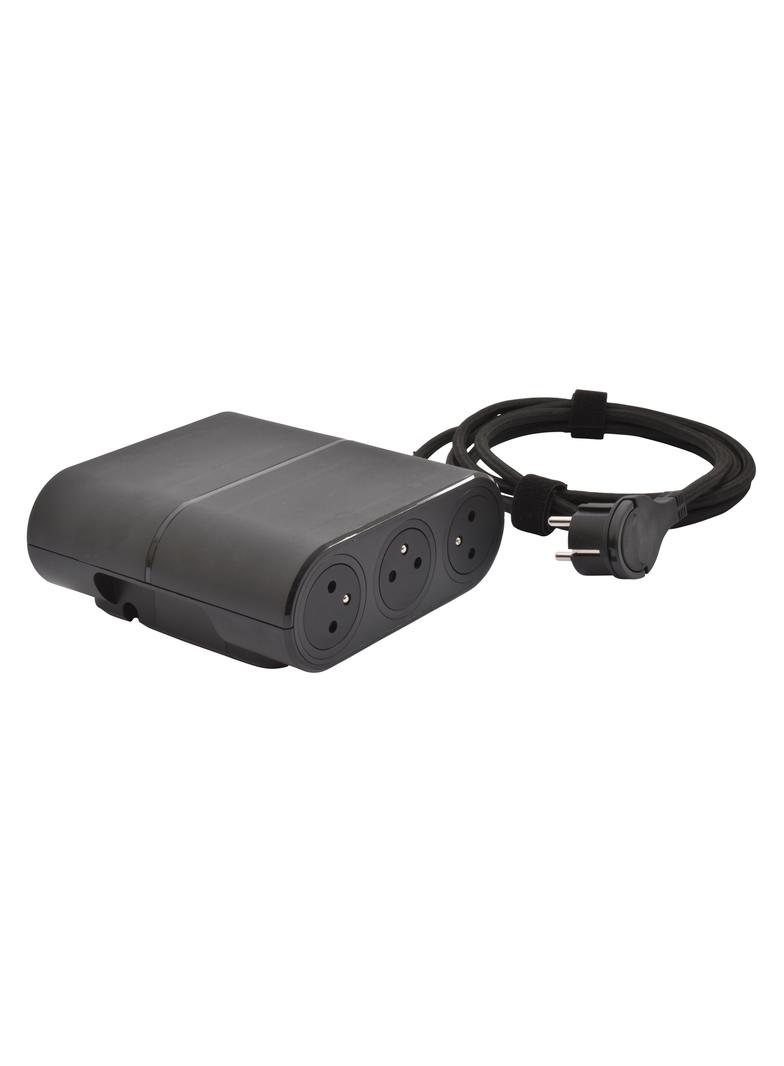 INCARA: LINK'ON - 6X2P+Z - 2,5 M-CZARNY, Legrand