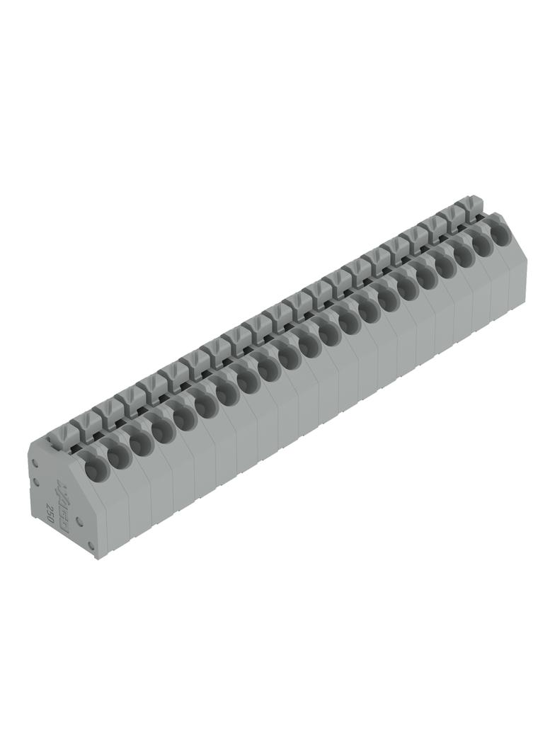 listwa zaciskowa do pł. drukowanych 21-bieg. szara raster 3,5 mm /15szt./ WAGO
