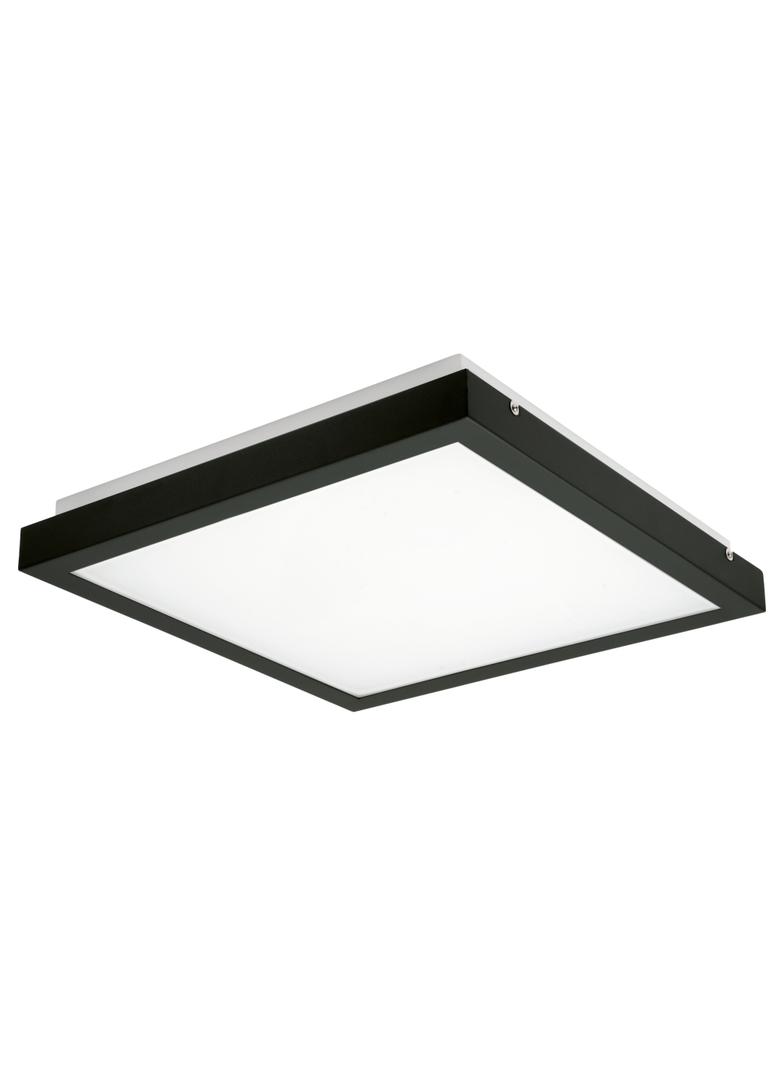 Plafoniera LED z czujnikiem ruchu TYBIA LED 38W-NW-SE B barwa neutralna 4000K 3800lm Czarny 24643 KANLUX