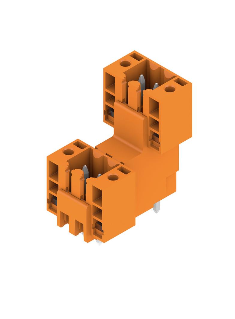 SLD 3.50 V/04/180F 3.2 SN OR BX Wtyki PCB (złącza płyty), 3.50 mm, Liczba biegunów: 4, kąt odejścia: 180° /50szt./ 1641240000 WEIDMÜLLER