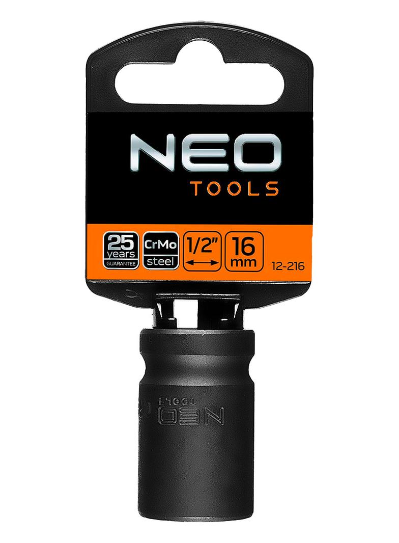 Nasadka udarowa 1/2", 16 x 38mm, Cr-Mo
