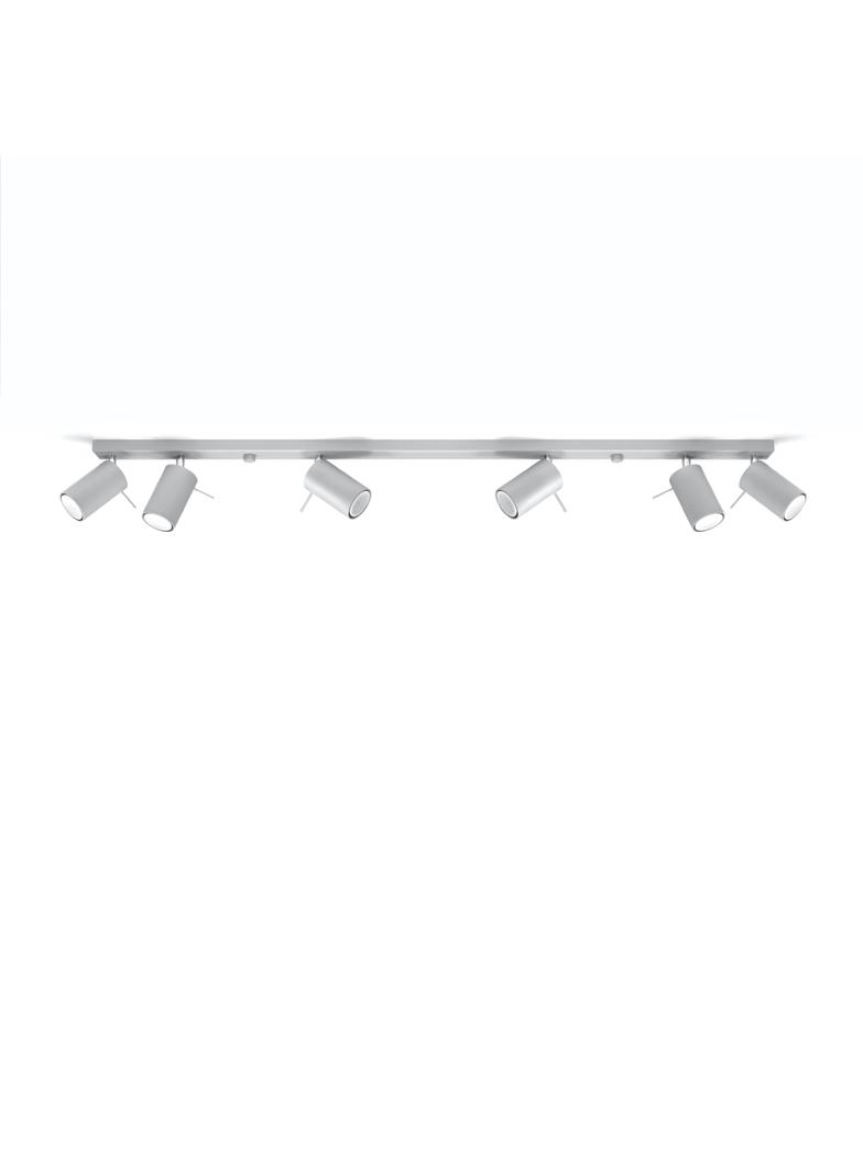 Sollux Plafon RING 6L szary SL.0454