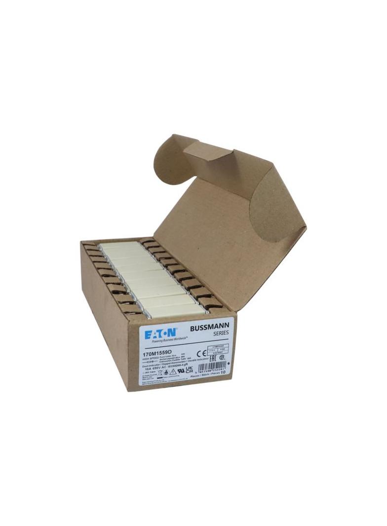 FUSE 16A 690V gR DIN 000 HSDNH Wkładka szybka 16A 690V gR DIN 000 podwójny wskaźnik 170M1559D EATON