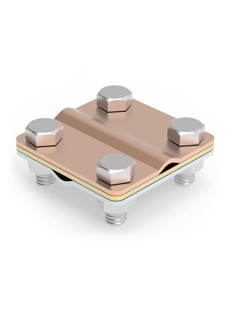 CU/OC ZŁĄCZE KRZYŻOWE 4-OTWOROWE