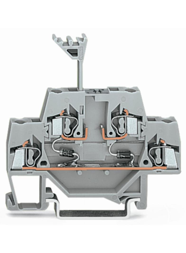 dwupiętrowa złączka diodowa 2,5 mm2