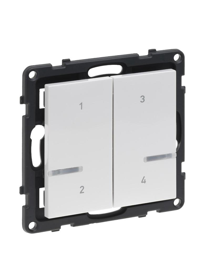 Netatmo - Suno - łącznik bezprzewodowy 4 scenariusze - biały, Legrand