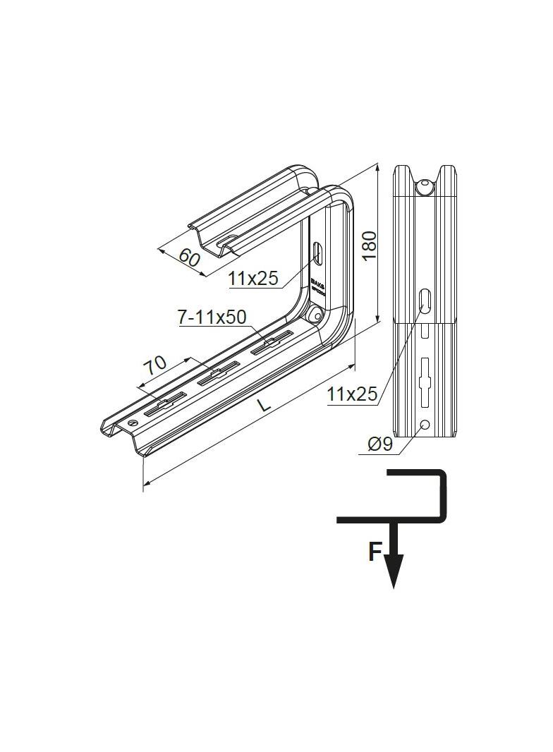 WFL/WFLO100 Wspornik fajkowy