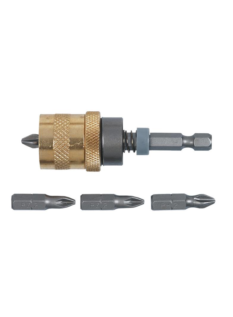 Uchwyt do końcówek, 1/4", 65 mm, zestaw 5 szt.