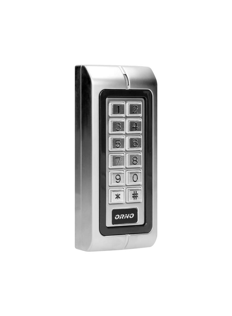 Zamek szyfrowy wąski z czytnikiem kart i breloków zbliżeniowych IP44 1 przekaźnik 3A wymiary 12 OR-Z