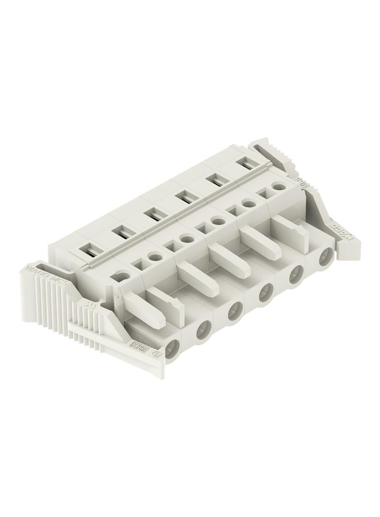 Gniazdo MCS‑MIDI Classic 6‑biegunowe jasnoszare raster 7,5mm 721‑206/037‑000 /25szt./ WAGO