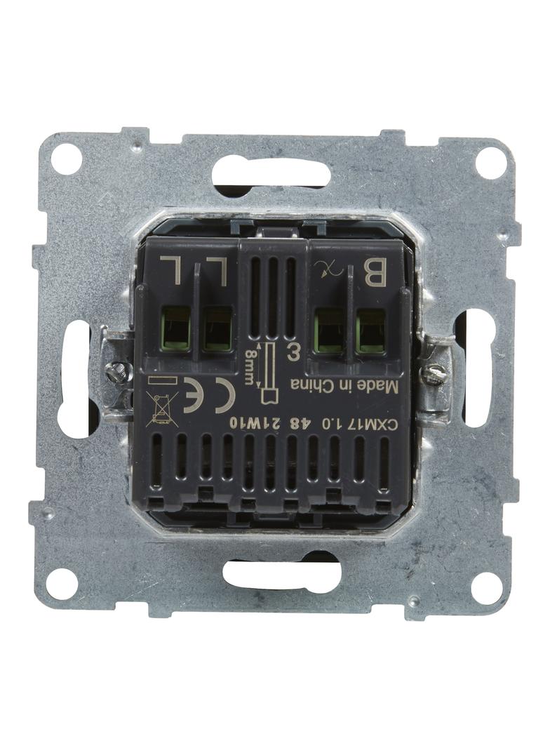 SUNO - Ściemniacz obrotowy - 240 V~ - 50 Hz - 5 - 75 W ( 10 lamp maks.) dla lamp LED z opcją ściemni