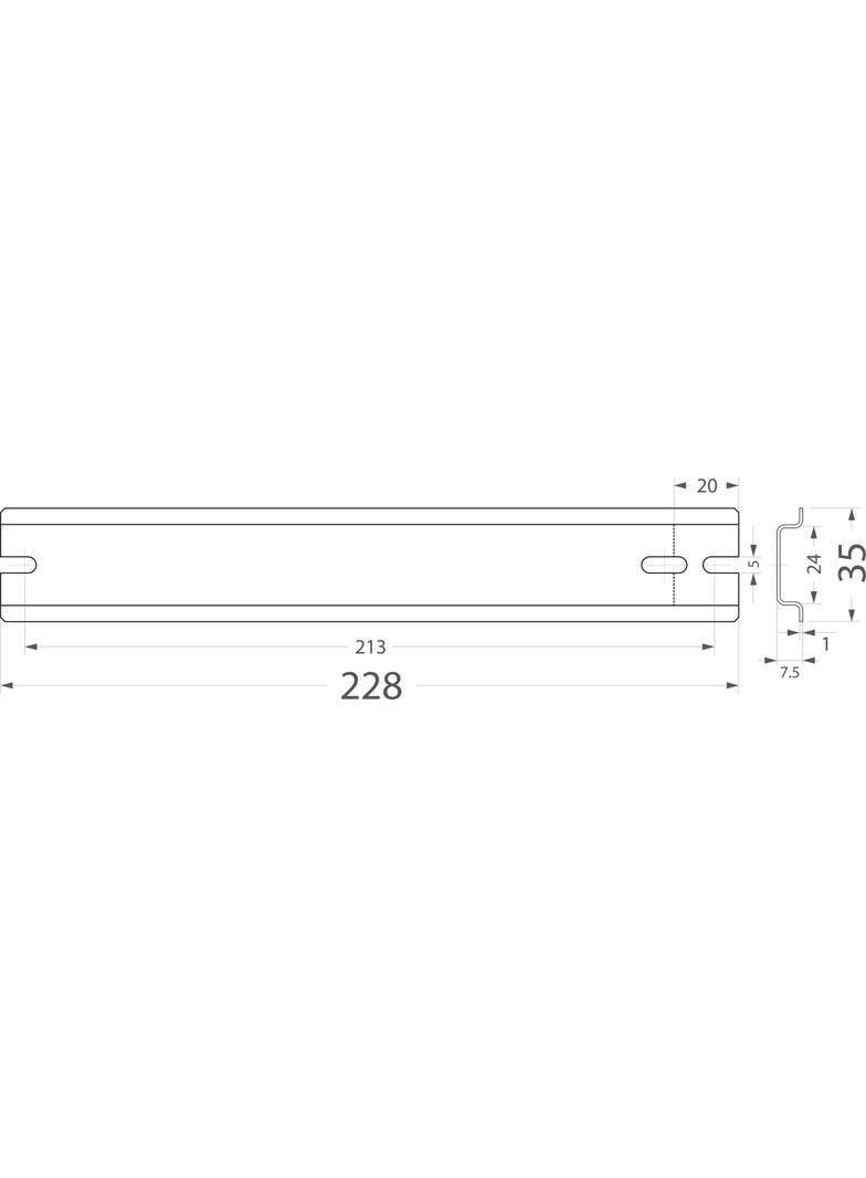 wspornik TH35 WTH14 33.228 OPATÓWEK