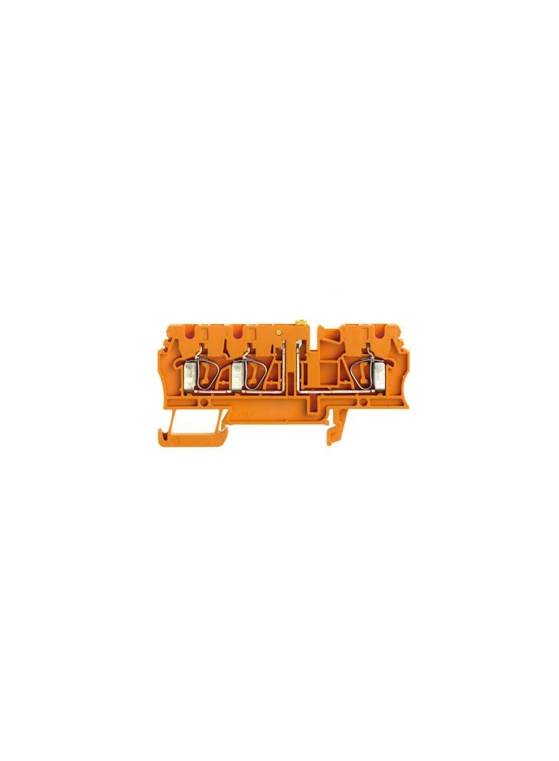 ZTR 2.5/3AN OR Złączka szynowa rozłączalno-pomiarowa /50szt./ WEIDMULLER