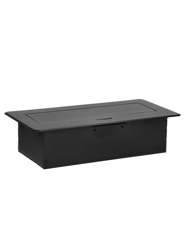 Gniazdo meblowe wpuszczane w blat z płaskim frezowanym rantem i ładowarką USB 2x2P+Z 2xUSB typ A+C OR-GM-9034/B ORNO