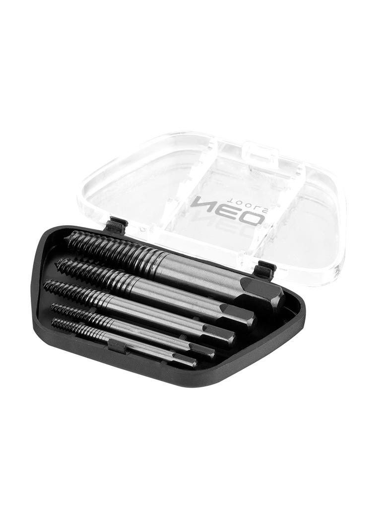 Wykrętaki do zerwanych śrub, zestaw 5 szt.