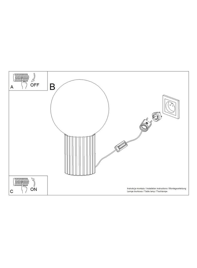 Lampa biurkowa HALO beżowa