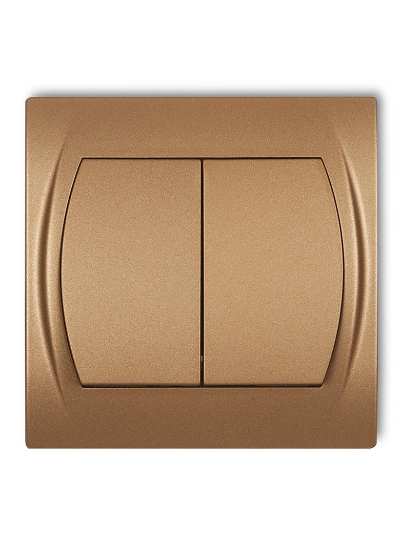 LOGO Łącznik żaluzjowy bez piktogramu złoty metalik 8LWP-8.1 KARLIK