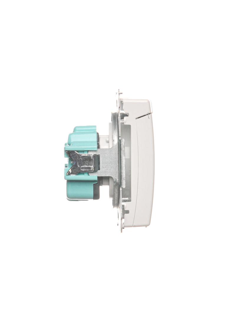 Simon Basic Gniazdo wtyczkowe z uziemieniem z przesłonami torów prądowych bryzgoszczelne IP44 16A 250V zaciski śrubowe biały BMGZ1BZ.01/11 BMGZ1Bz.01/11 KONTAKT