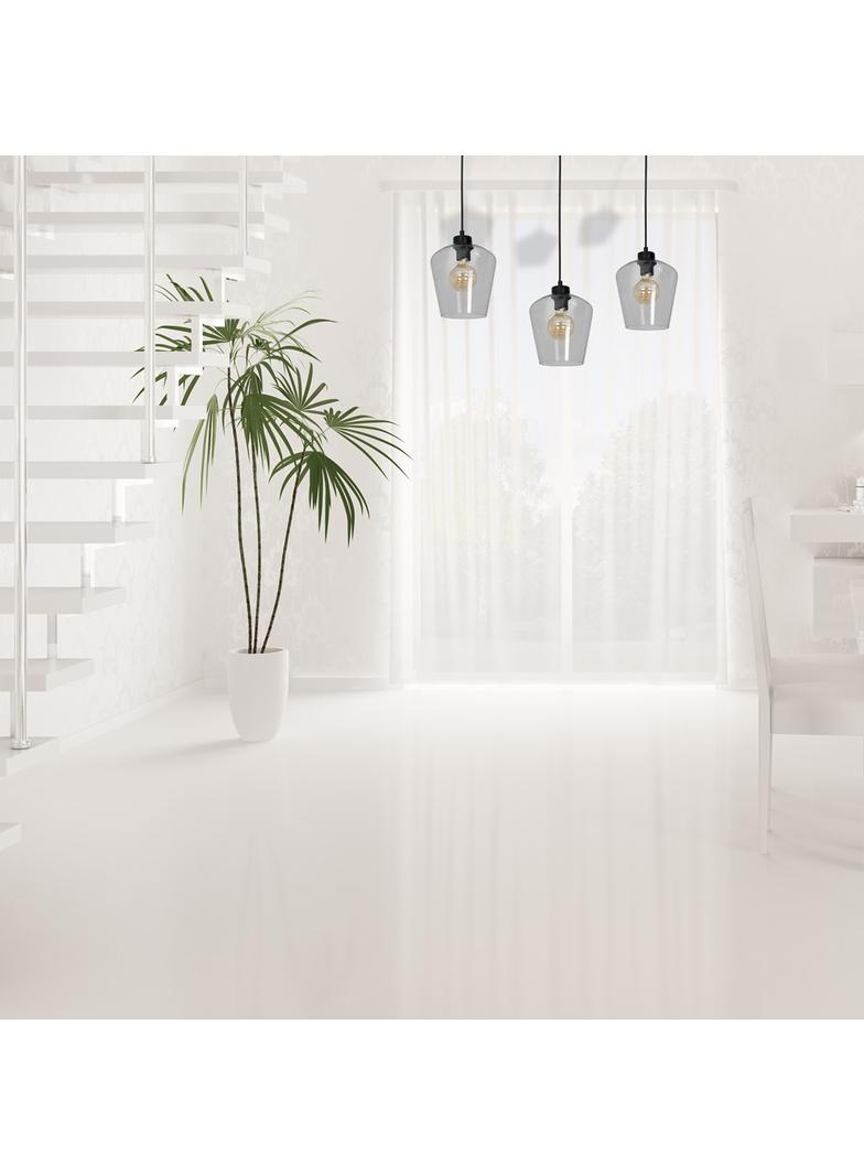 Milagro lampa wisząca Santiago Clear 3xE27 czarna MLP6608
