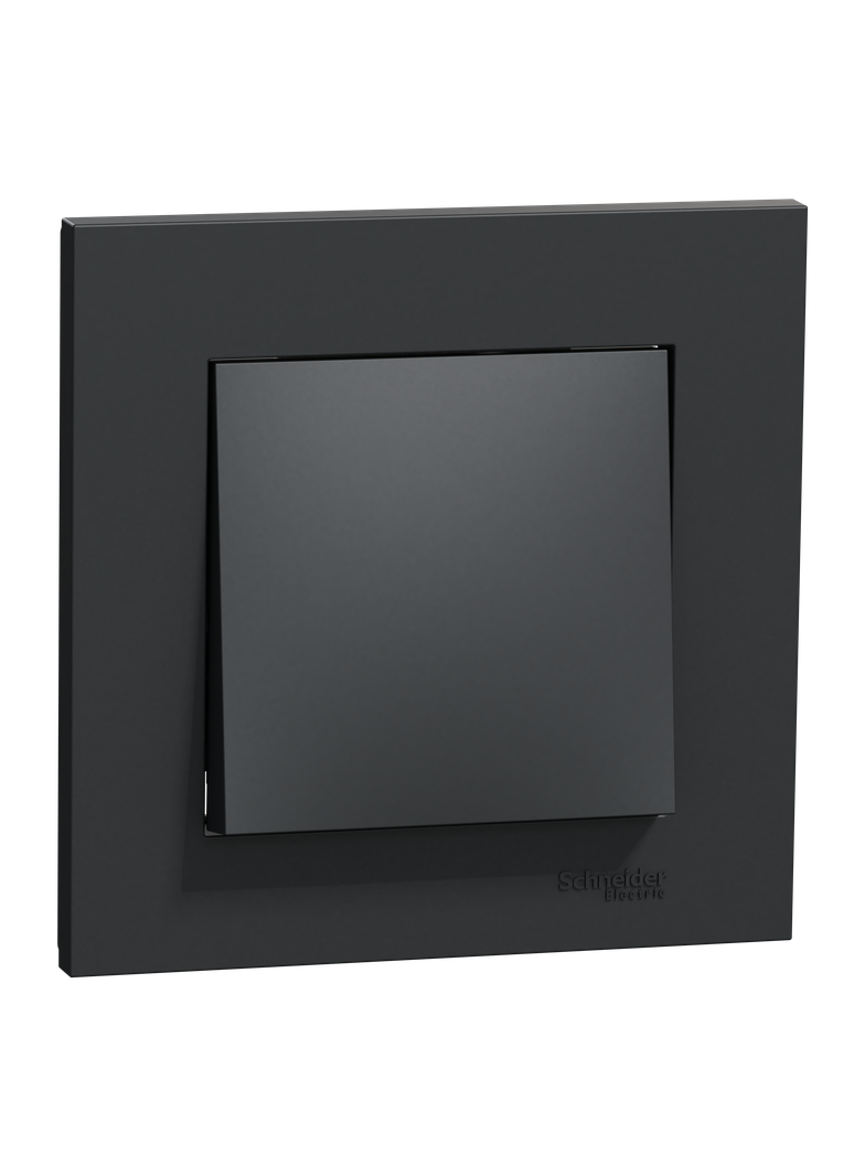 Miluz ED, Przycisk 10A, zaciski bezgwintowe, antracyt