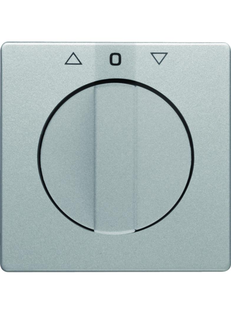 Q.x Płytka czołowa z pokrętłem do łącznika żaluzjowego obr. alu aksamitlakier