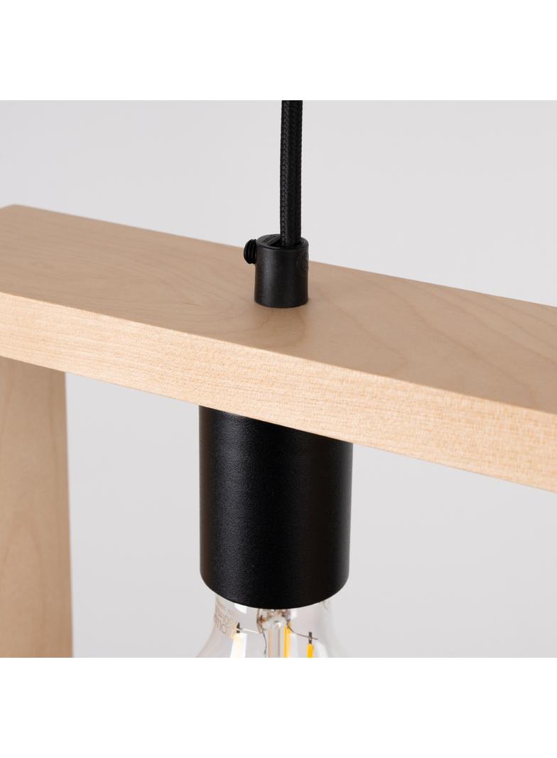 Lampa wisząca ARIES naturalne drewno