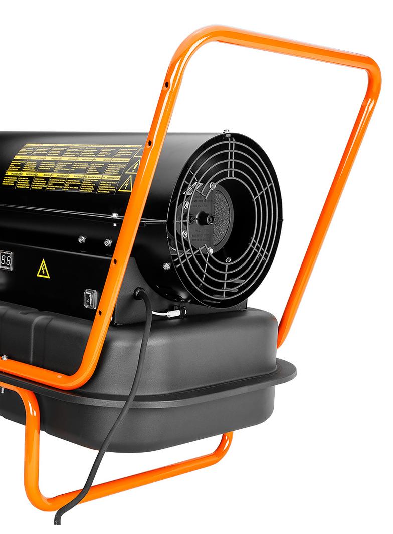 Nagrzewnica olejowa 50kW, zbiornik 56l, kółka