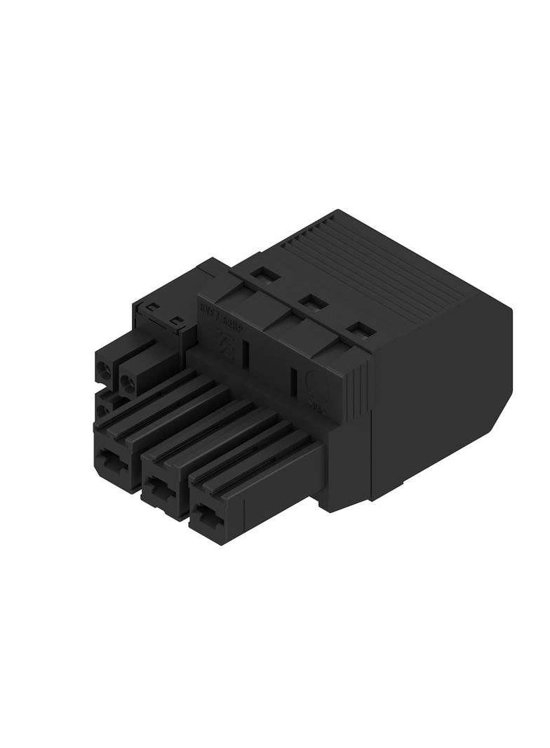BVF 7.62HP/03/180 BCF/04R SN BK BX Złącze kablowe do płytek drukowanych /50szt./ WEIDMULLER