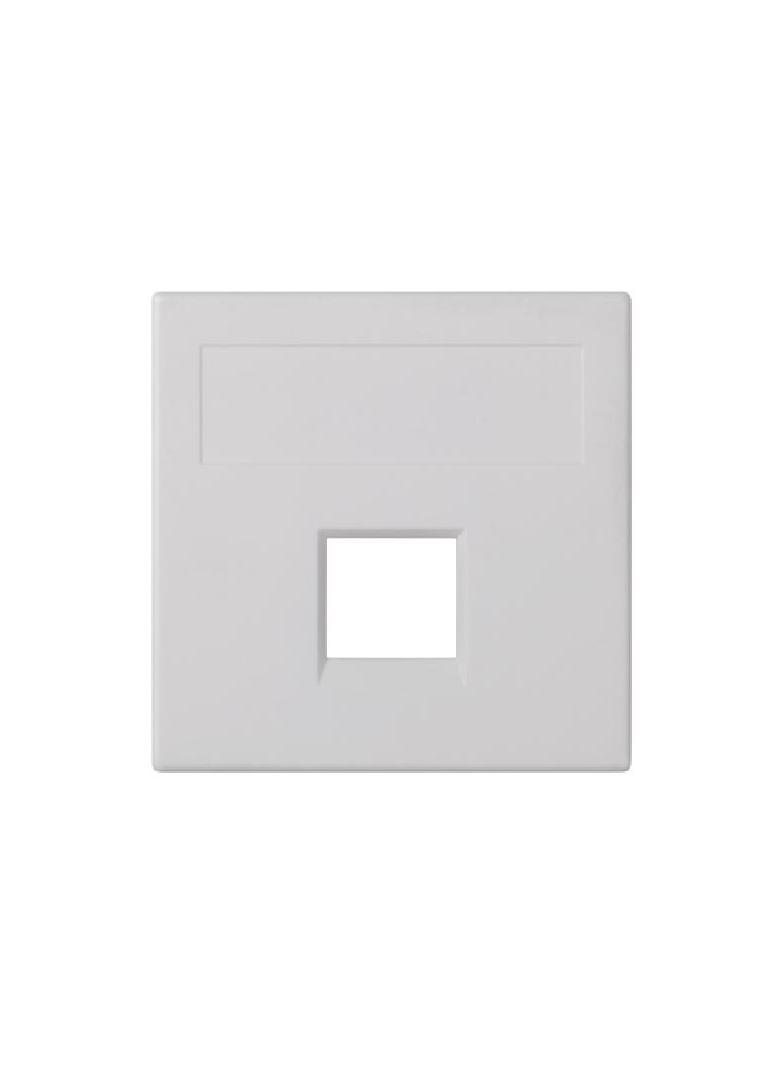 Simon Connect Płytka S500 1x RJ bez osłon INFRA+ czysta biel