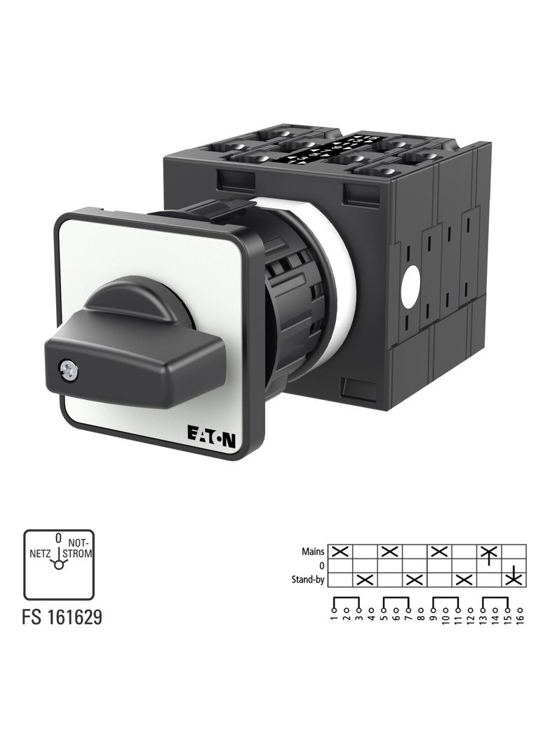 T3-4-8902/EZ Łącznik krzywkowy 32A 13kW 215223 EATON