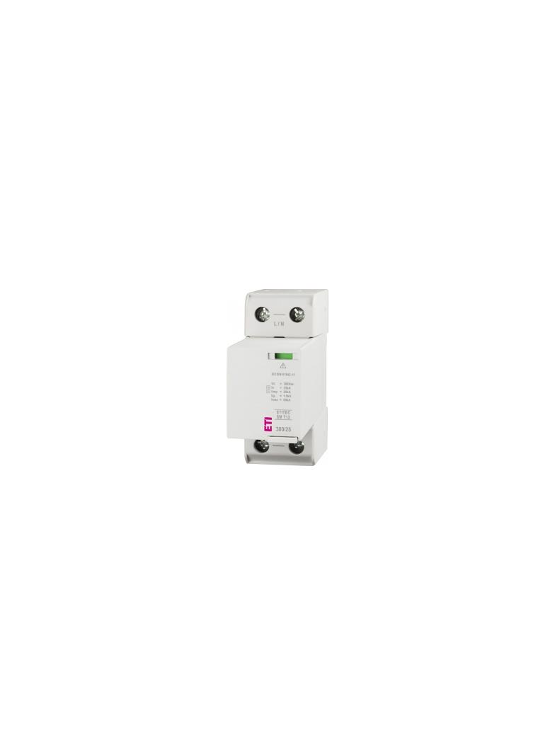 Ogranicznik przepięć T1+T2 (B+C) - bez prądu upływu TEC SM T12 300/25 1+0 RC 002440739 ETI