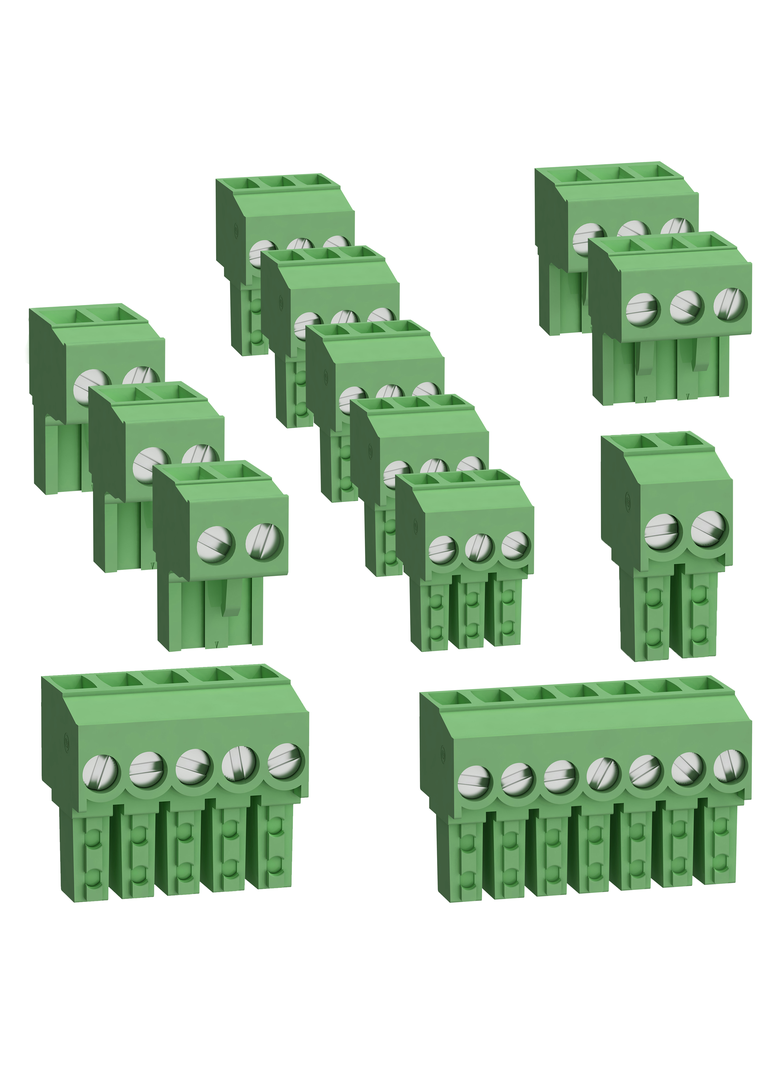 Modicon M172, Blok zacisków śrubowych do sterowników M172, 18 We/Wy