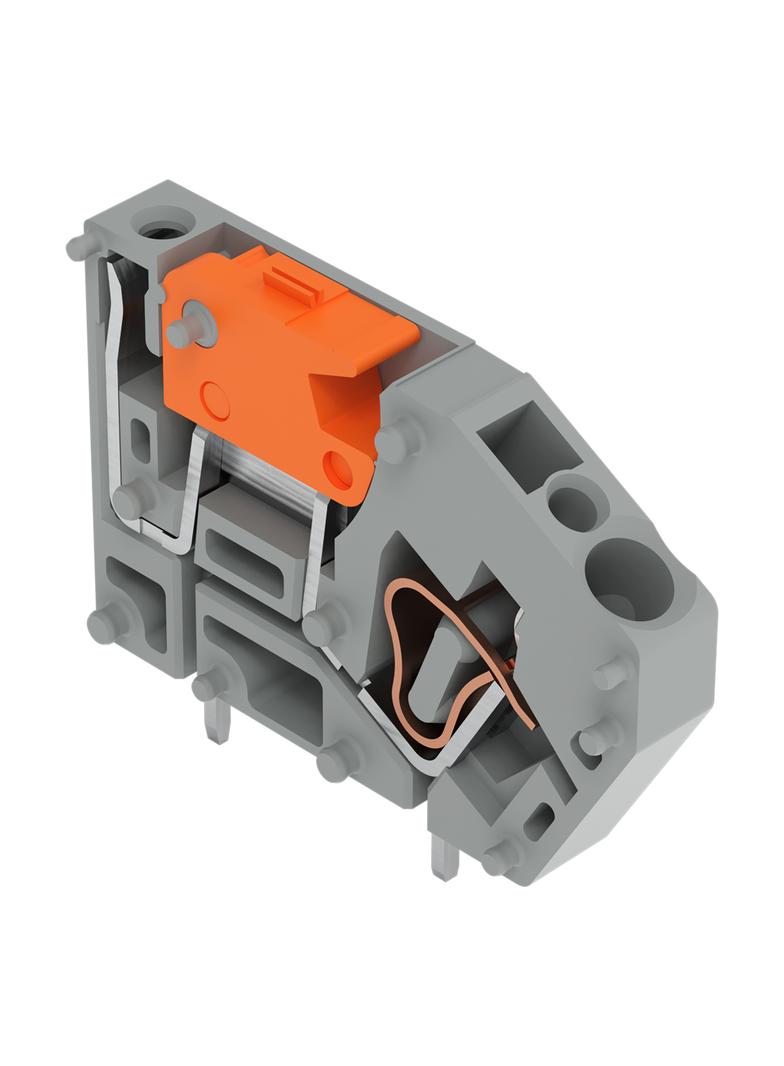 złączka do płytek drukowanych rozłączalna szara raster 5 mm /96szt./ WAGO