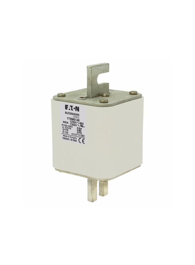 800A 1250V 3/110 aR INDICATOR FUSE Wkładka szybka 800A AC 1250V rozmiar 3 76x90x139 mm aR D 170M6146