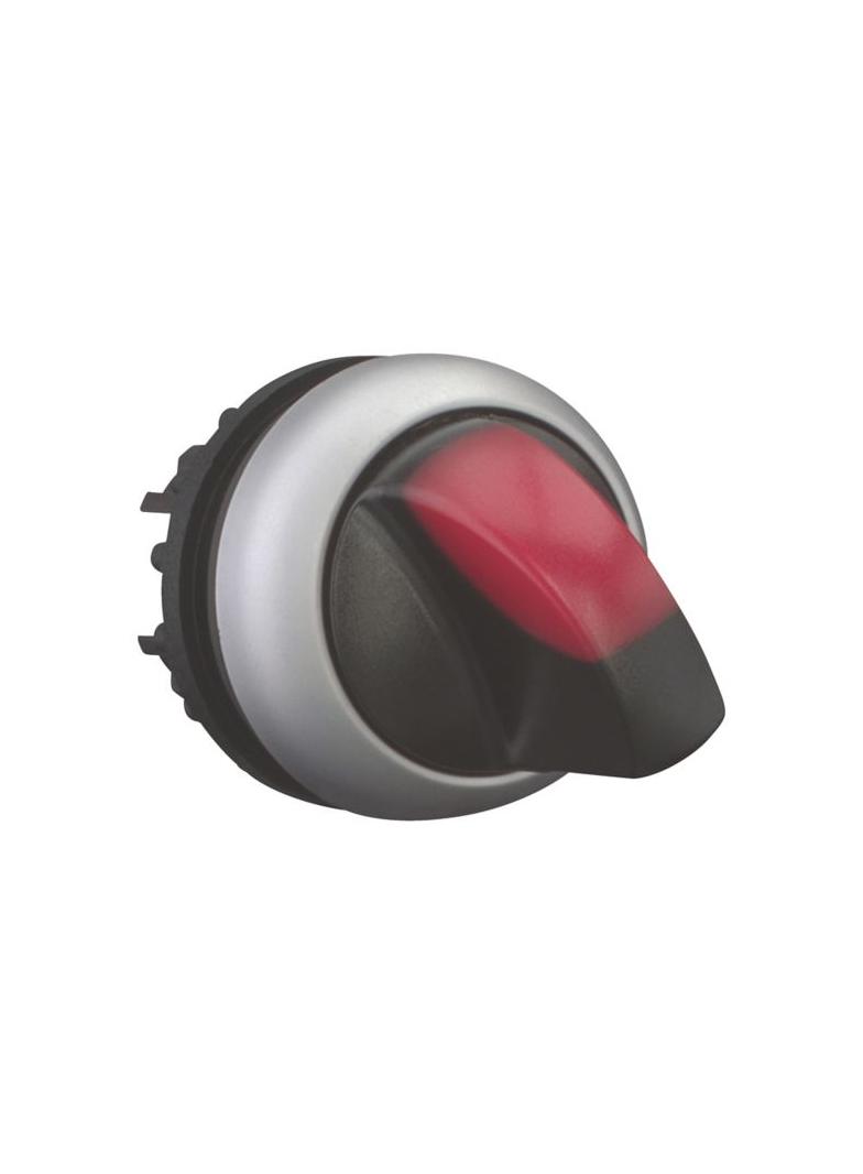 M22-WLKV-R Przełącznik 2 położeniowy czerwony bez samopowrotu i z możliwością podświetlenia 284394 E