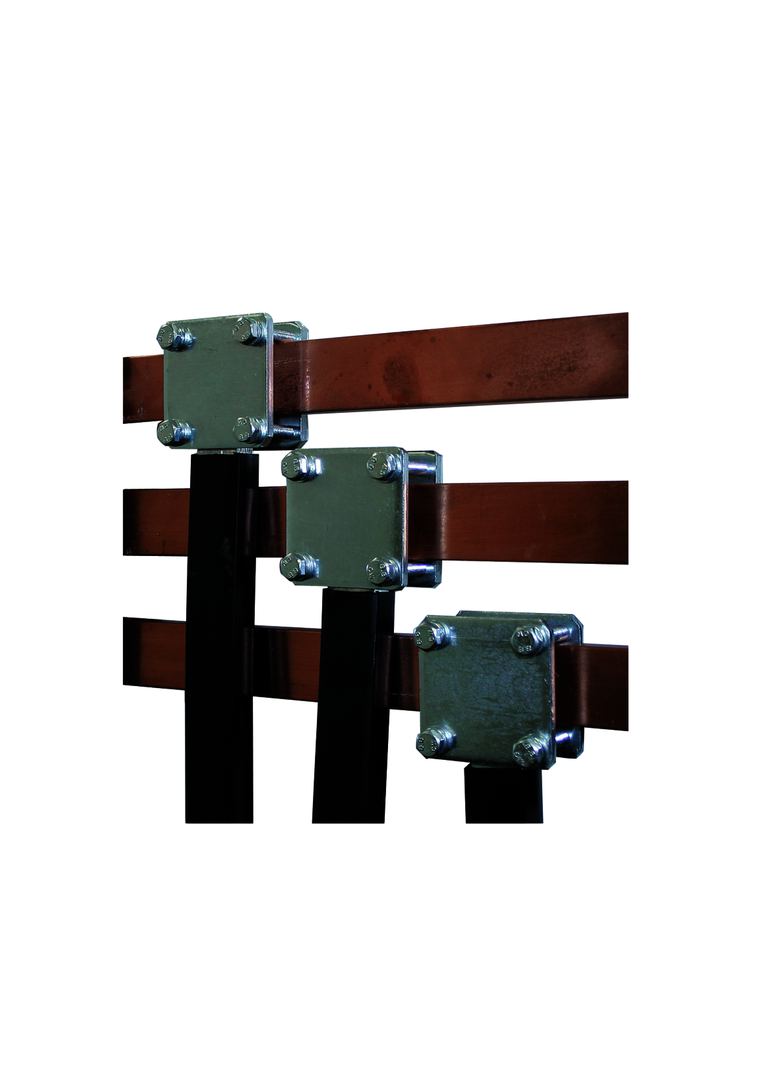 PK40/34x10 - Zacisk płytkowy do szyn 40 mm, obszar przyłącza 34x10 mm