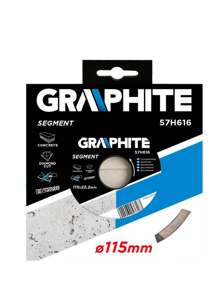 Tarcza diamentowa 115 x 22.2 mm, segmentowa