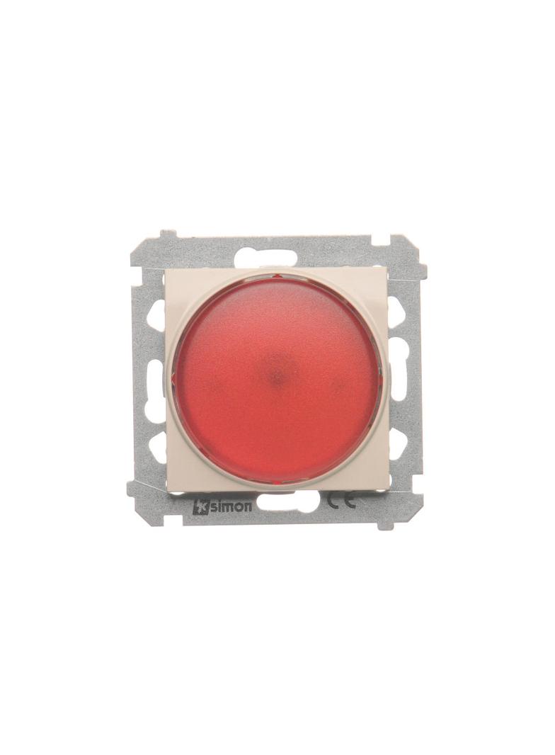 Simon 54 Sygnalizator świetlny LED – światło czerwone 230V kremowy
