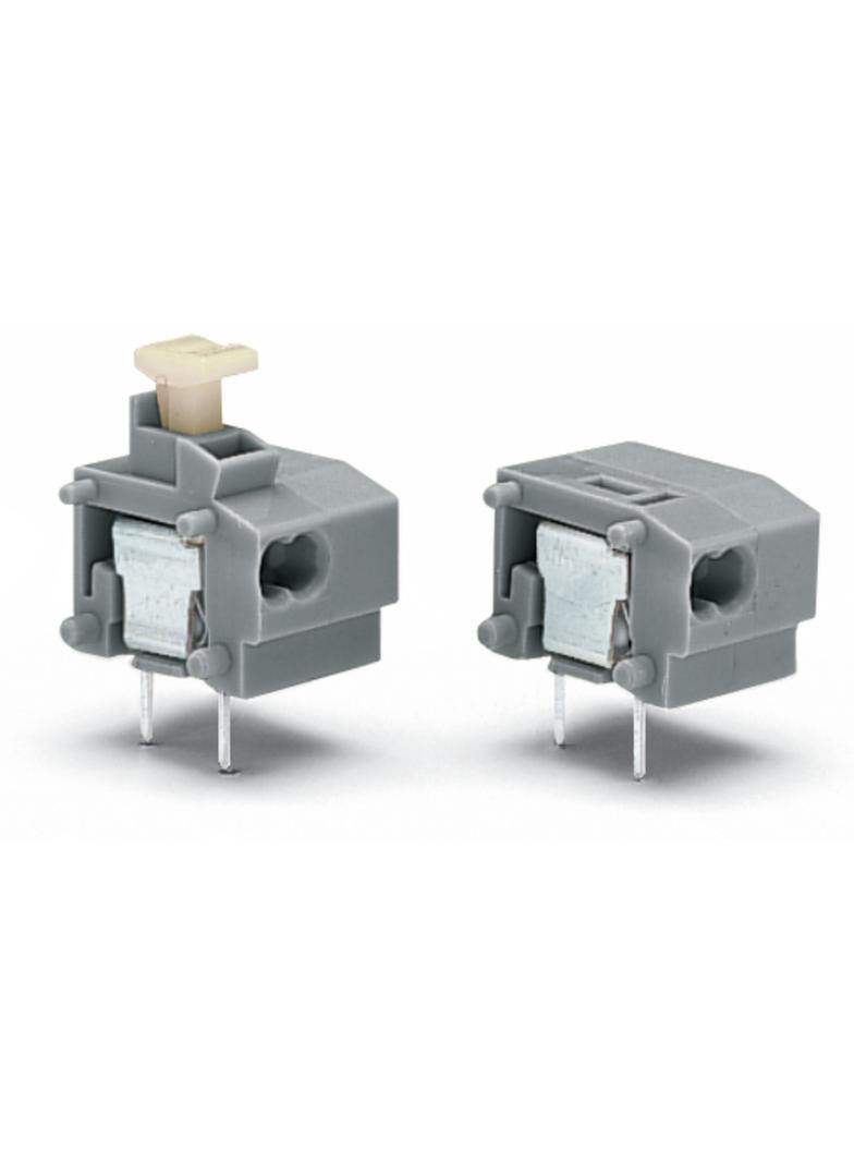 Złączka do płytek drukowanych szara raster 10/10,16mm 235‑851/333‑000 /100szt./ WAGO