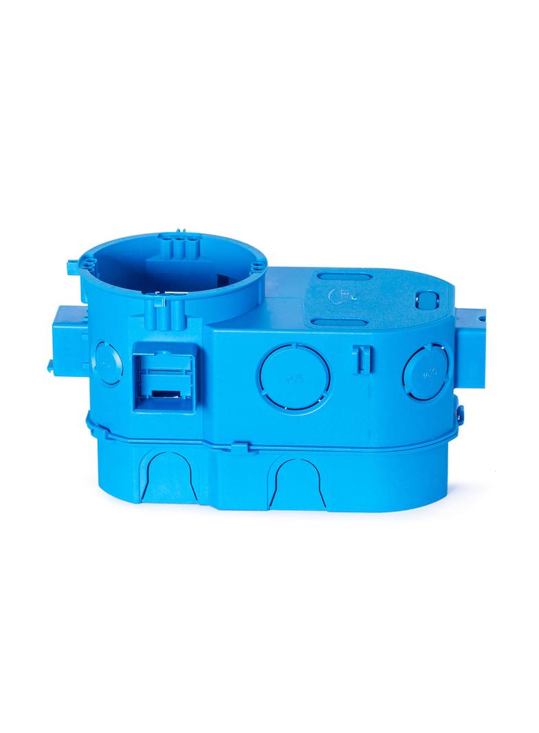 SE2x60G ,  Puszka do istalacji elementów elektronicznych, podtynkowa, głęboka, szeregowa, niebieski