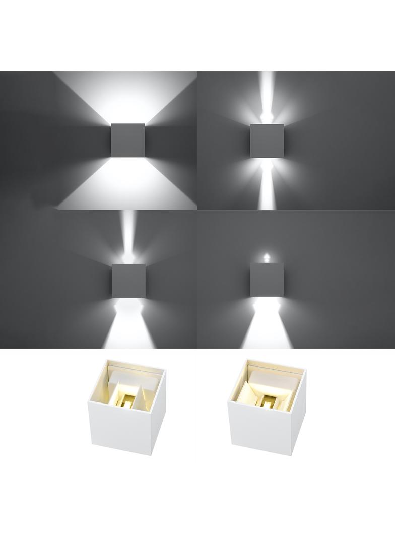 Sollux Kinkiet LUCA biały LED IP54 SL.0544