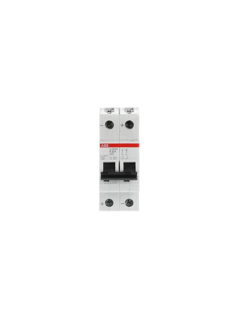 S202M-K6UC Wyłącznik nadprądowy 10kA AC/DC 2P K6A 2CDS272061R0377 ABB