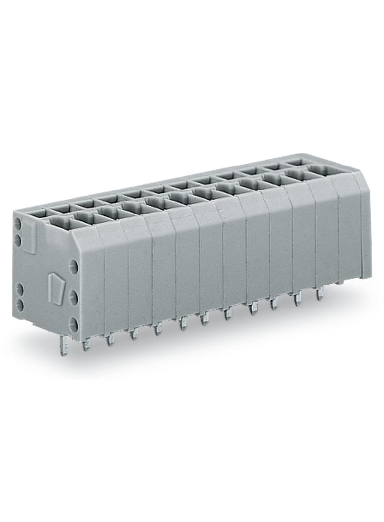 listwa zaciskowa do pł. drukowanych 12-bieg. szara raster 3,5 mm /25szt./ WAGO