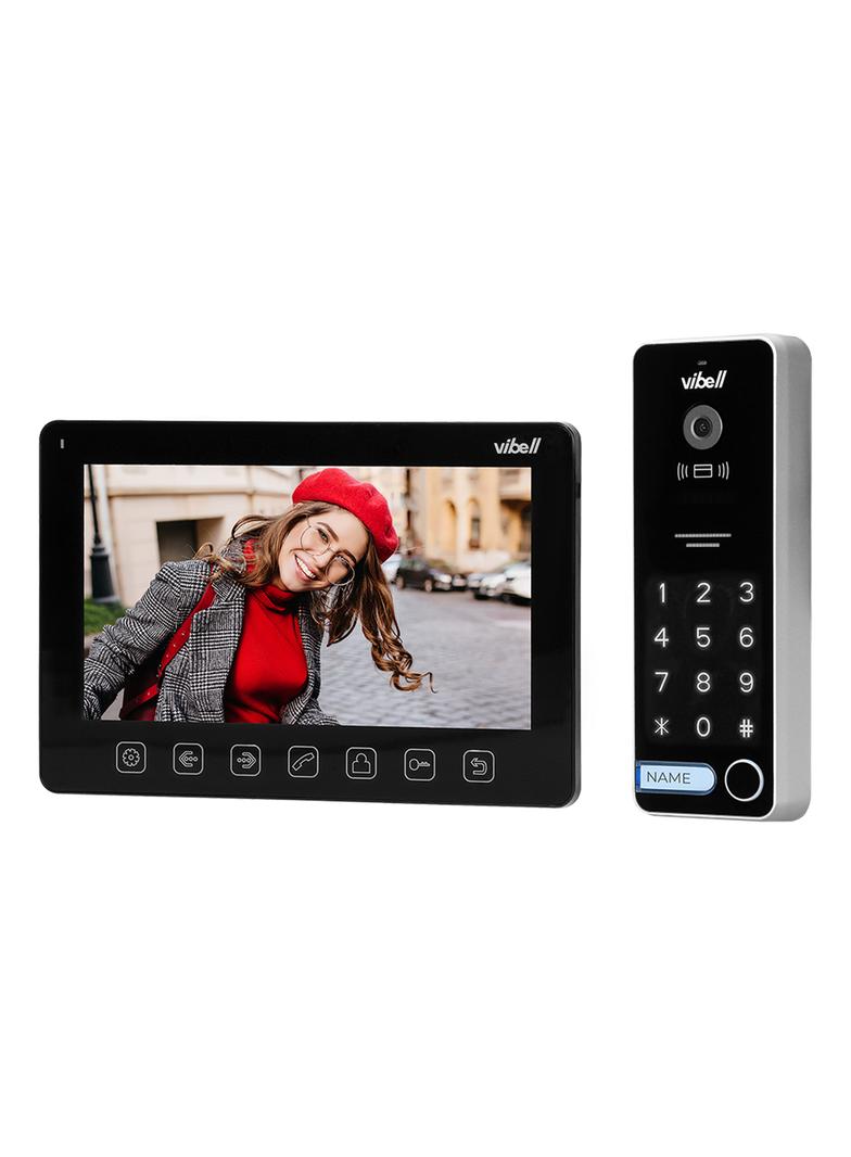 Zestaw wideodomofonowy bezsłuchawkowy kolor LCD 7" menu OSD sterowanie bramą z szyfratorem i OR-VID-